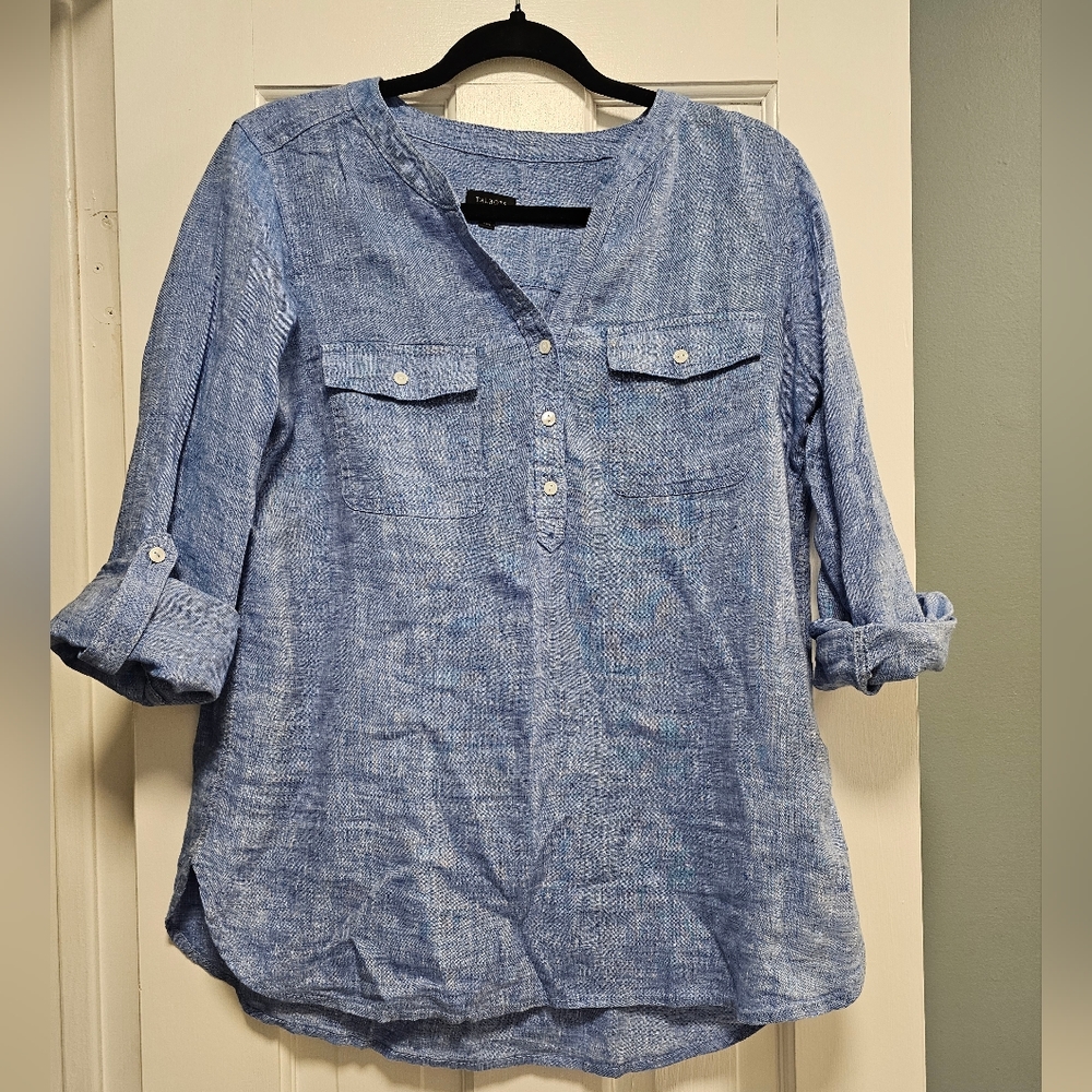 Talbots linen top